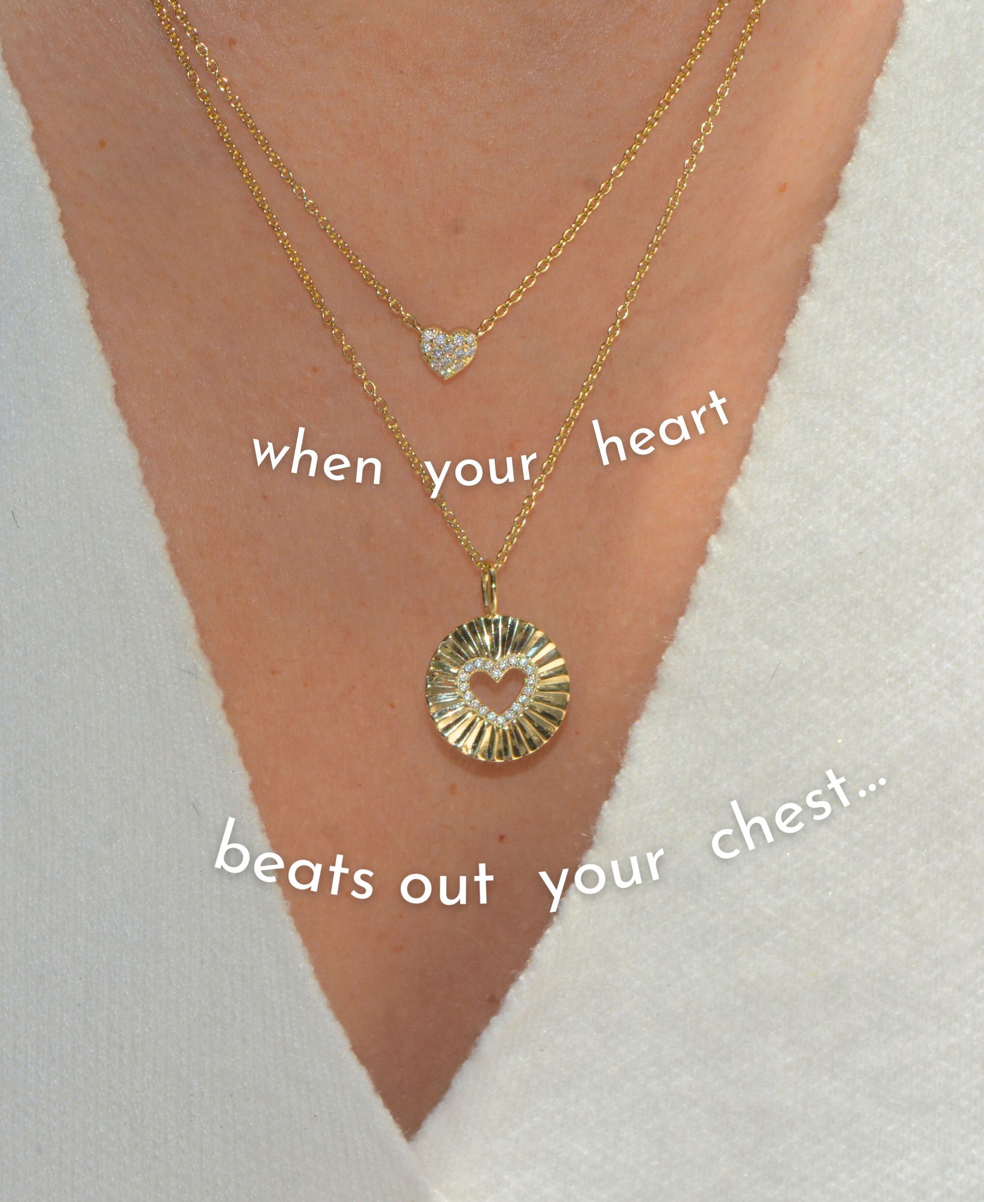 Piece of My Heart Layered Necklace