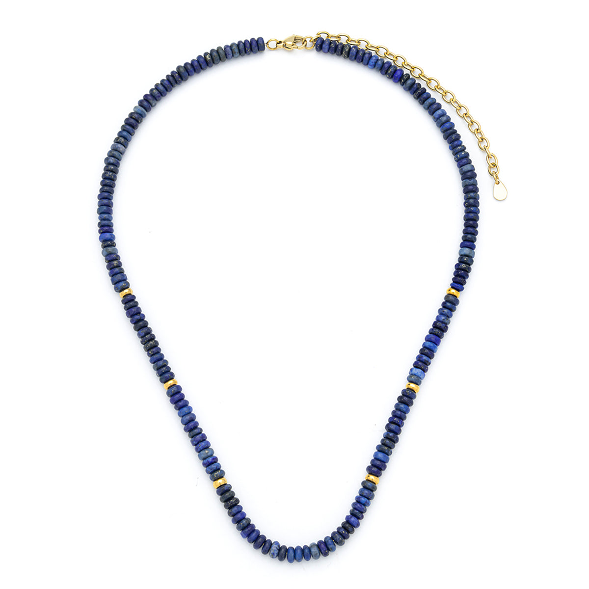 Charis Medium Gemstone Necklace Blue Lapis