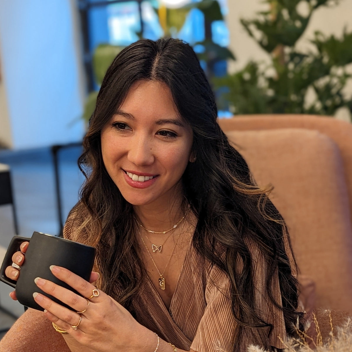 crescent moon tides dogtag necklace