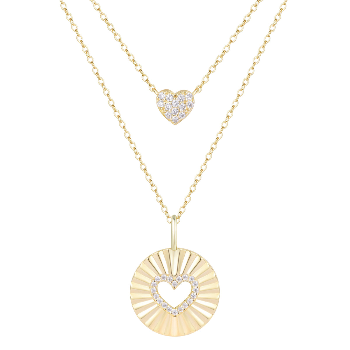 Piece of My Heart Layered Necklace