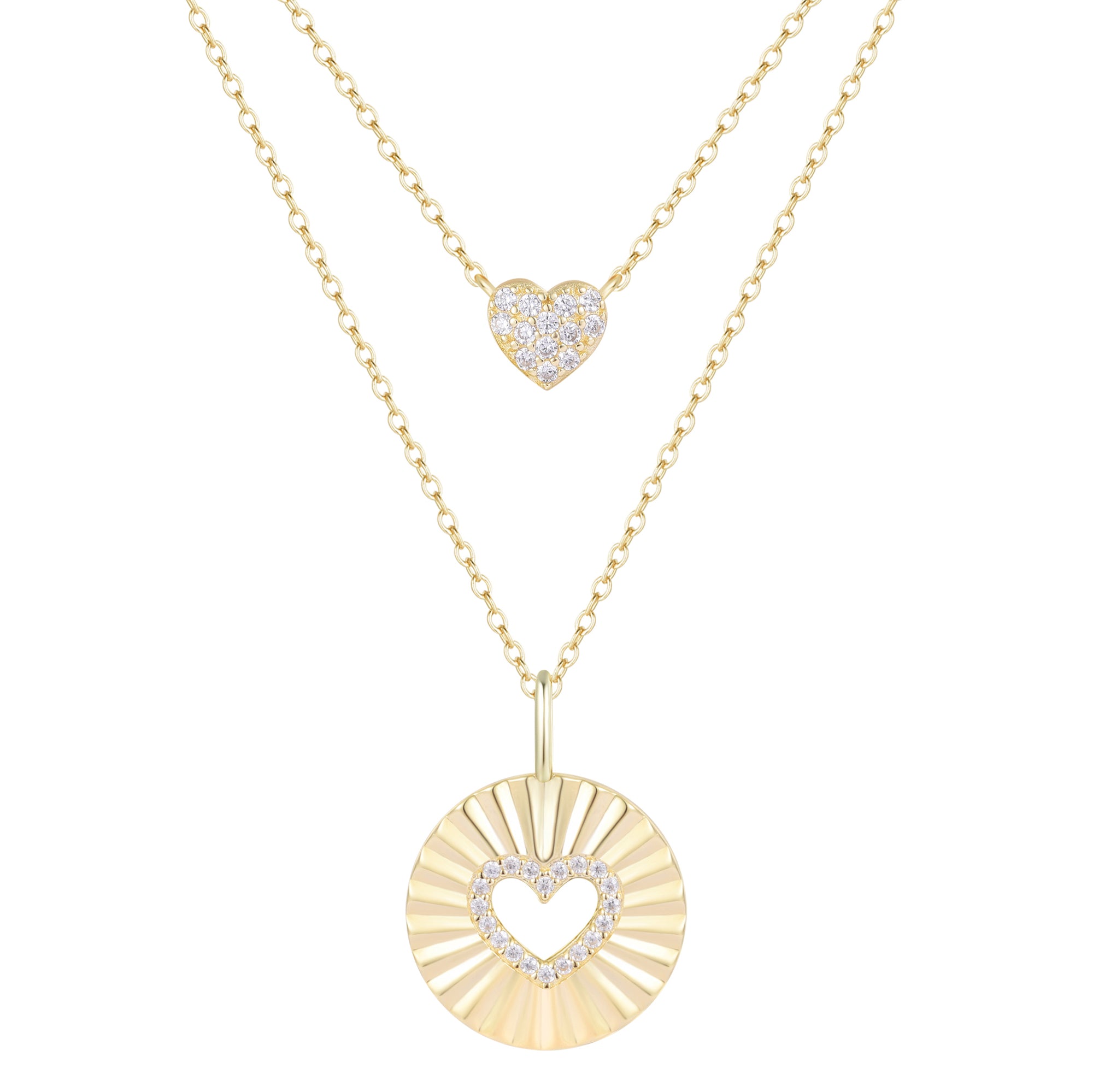 Piece of My Heart Layered Necklace