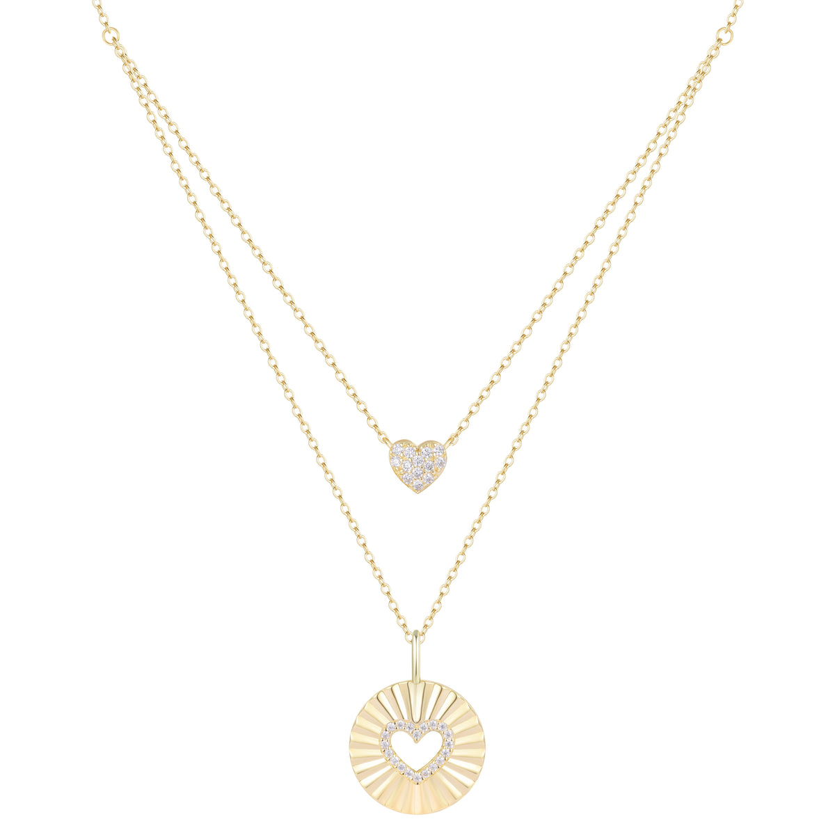 Piece of My Heart Layered Necklace