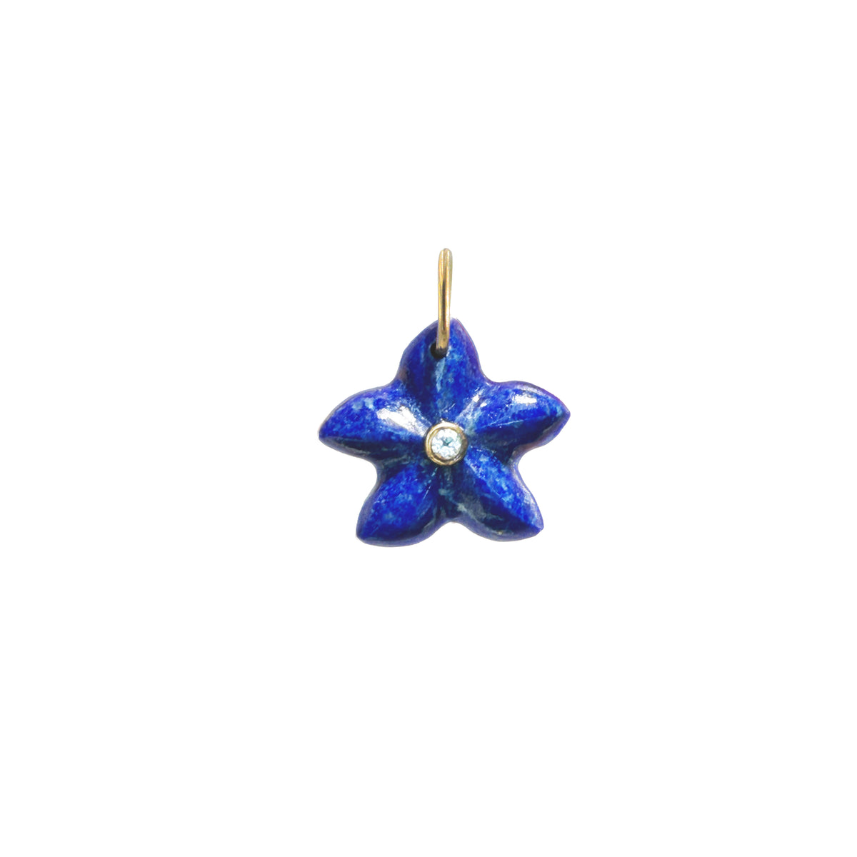 Star Fish Gemstone Pendant With Topaz