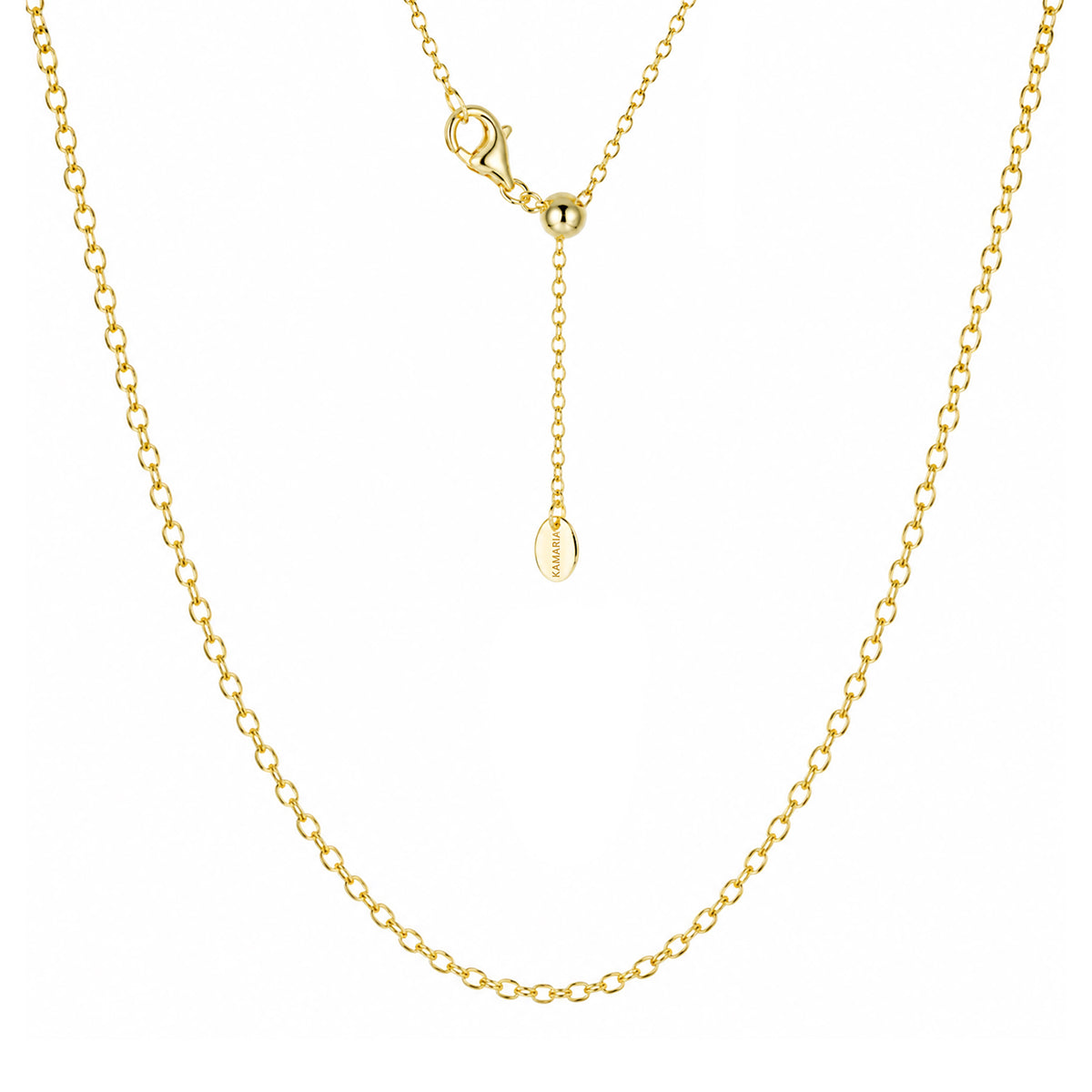 Plain Delicate Cable Chain Necklace