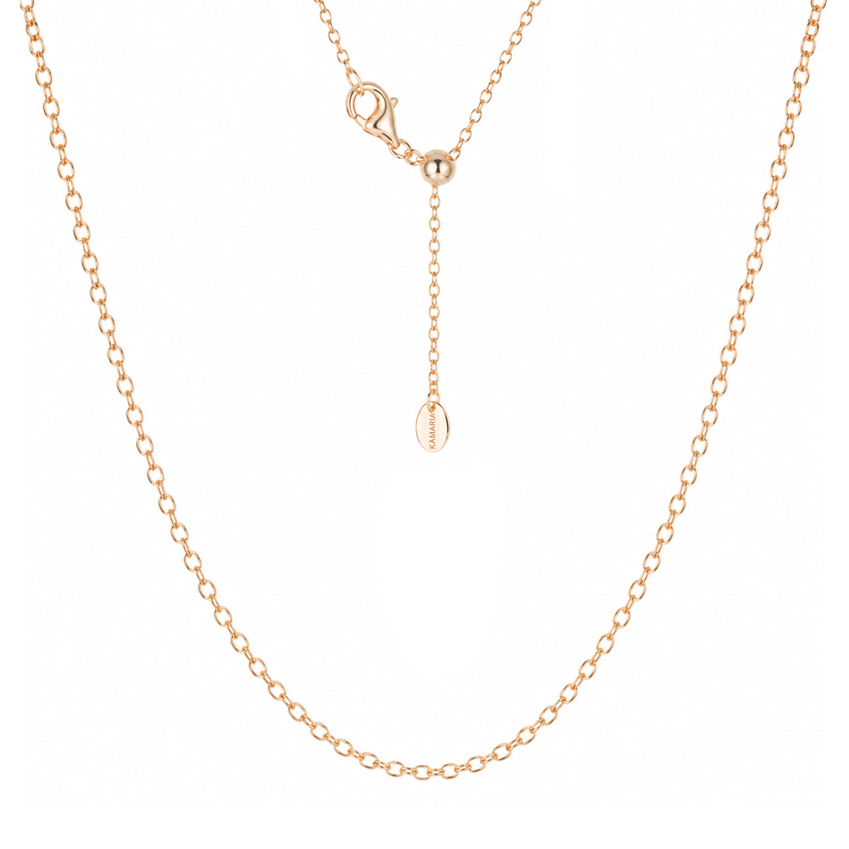 Plain Delicate Cable Chain Necklace