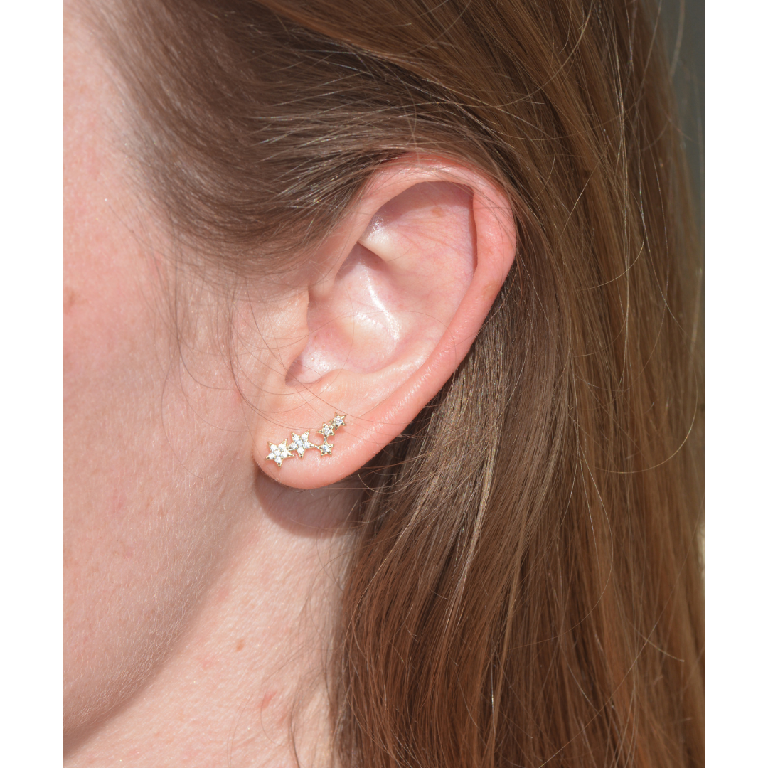 Starry Night Constellation Stud Earrings