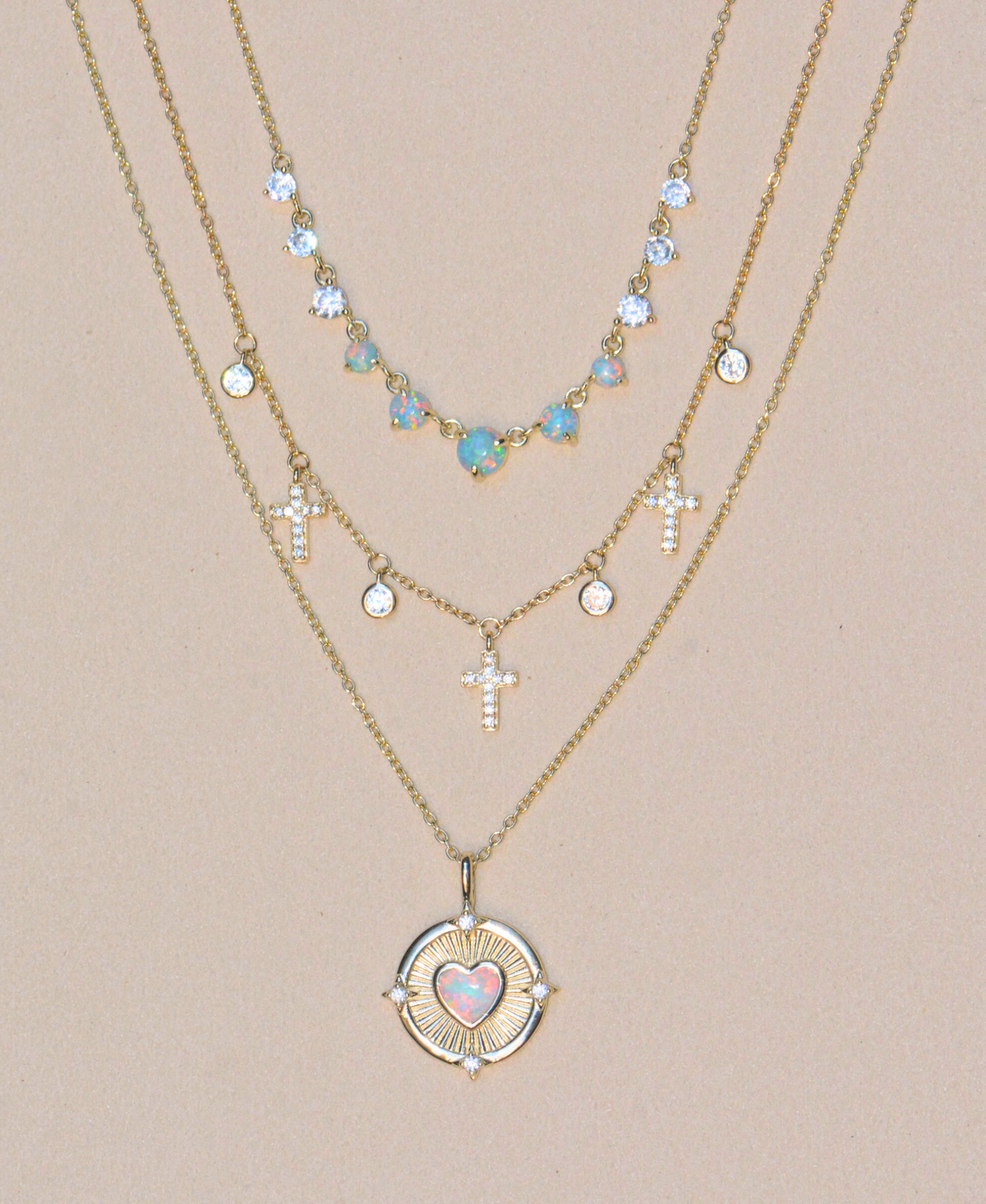 Mini Cross Choker Necklace