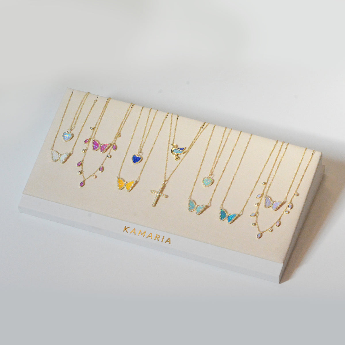 KAMARIA jewelry display ramp long