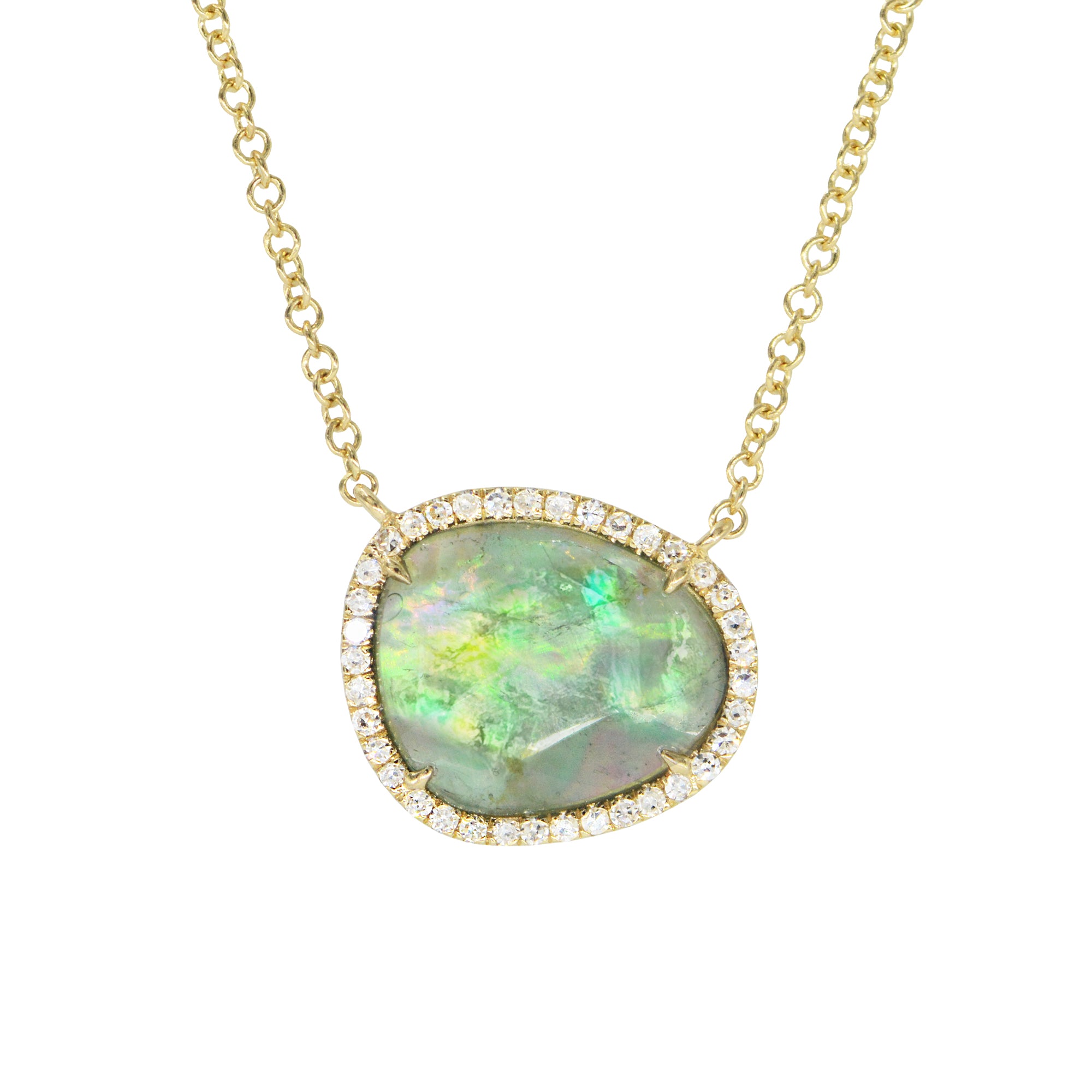 22KT Gold Plated Kundan Green Necklace Set – Auraa Trends