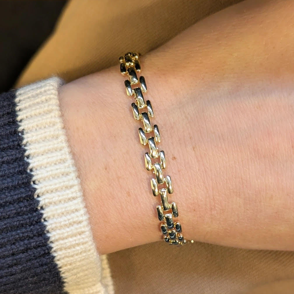 Panther Link Chain Bracelet