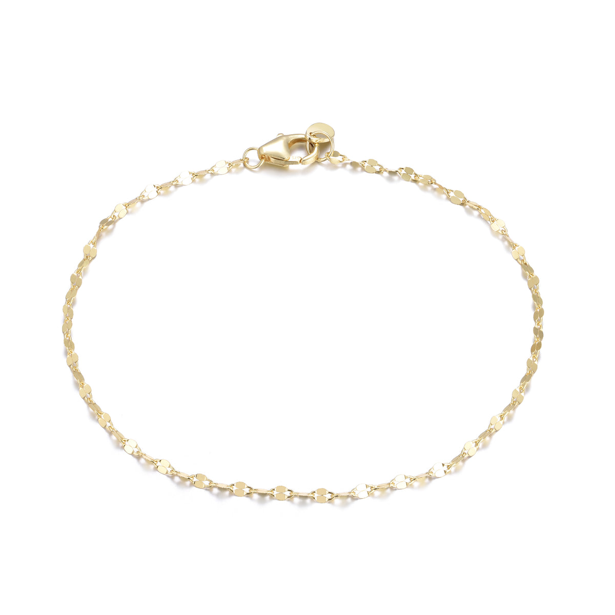 Sparkle Mirror Chain Bracelet