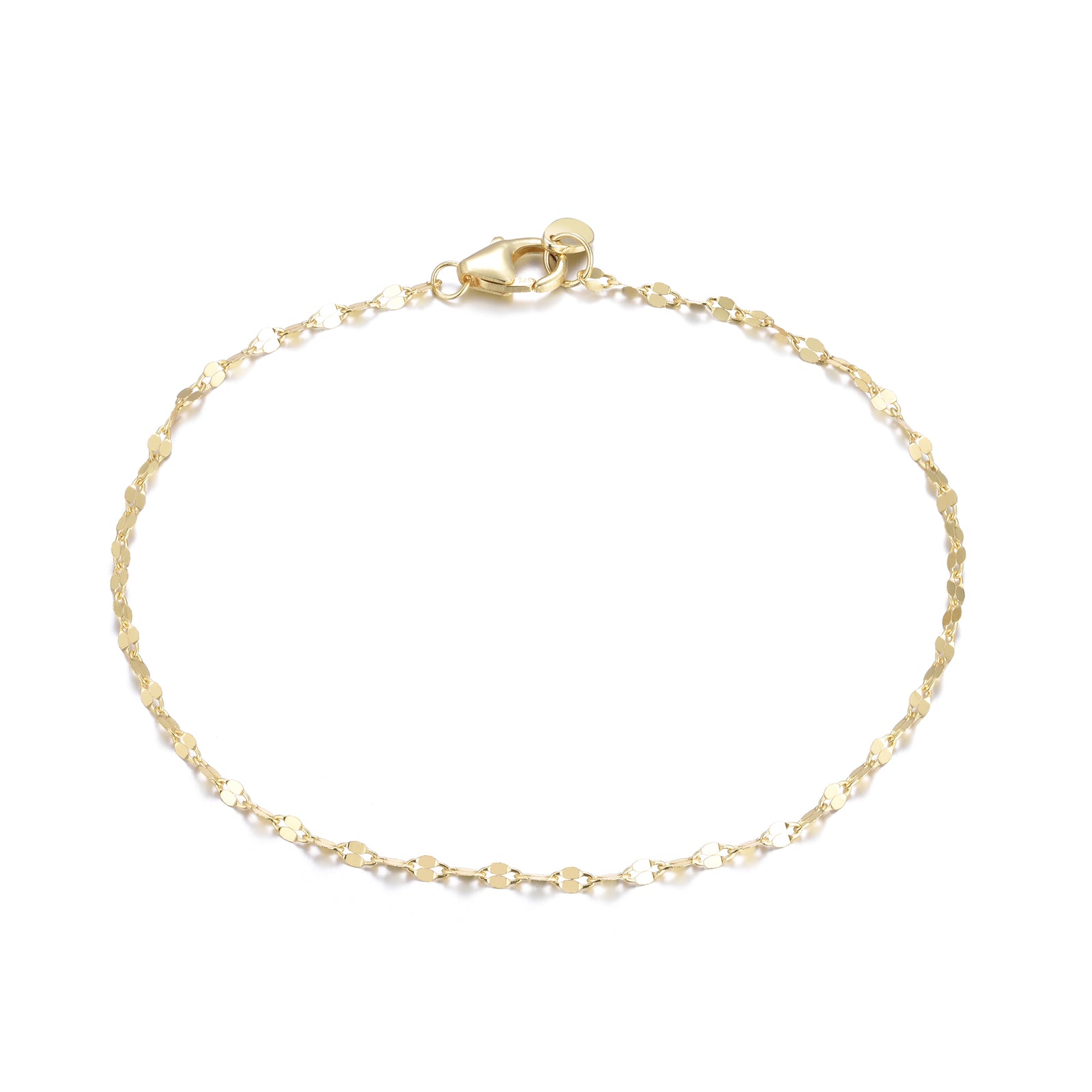 Sparkle Mirror Chain Bracelet