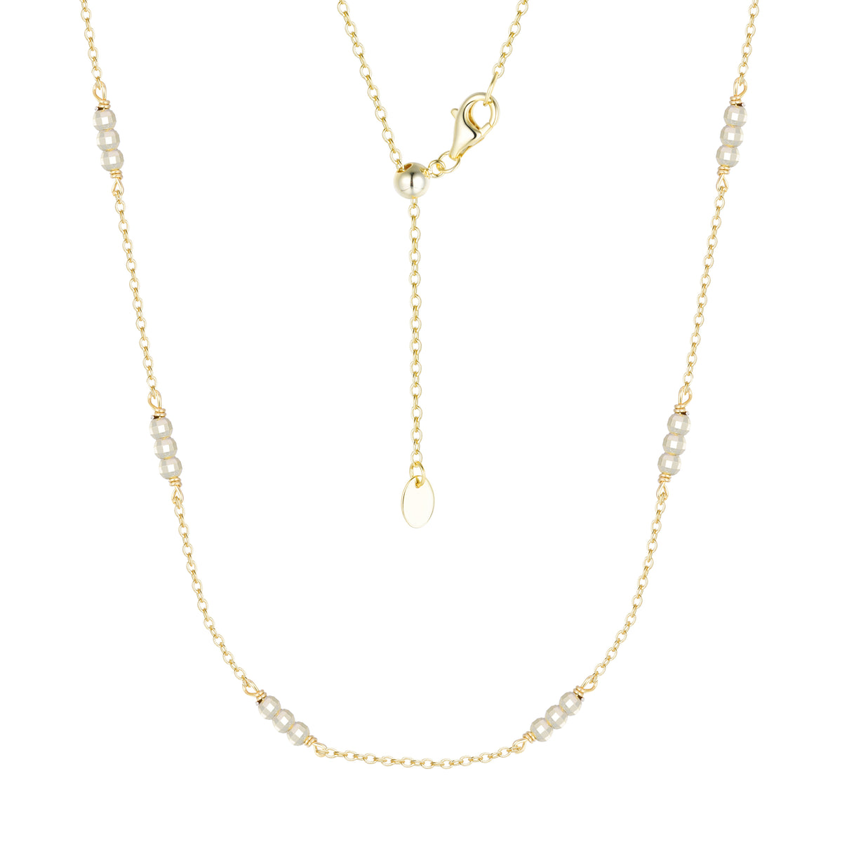 sparkle bead cluster chain