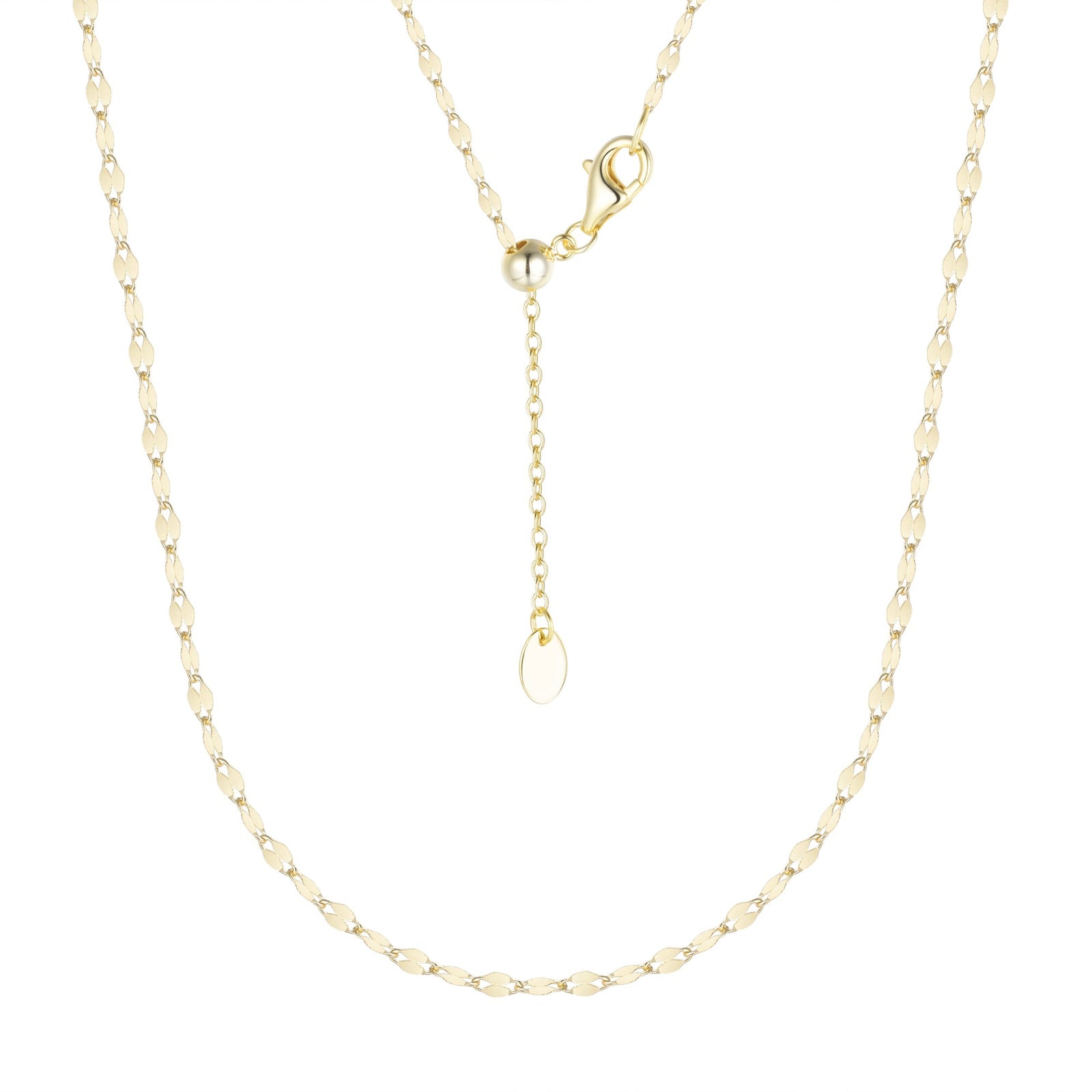 sparkle mirror chain large