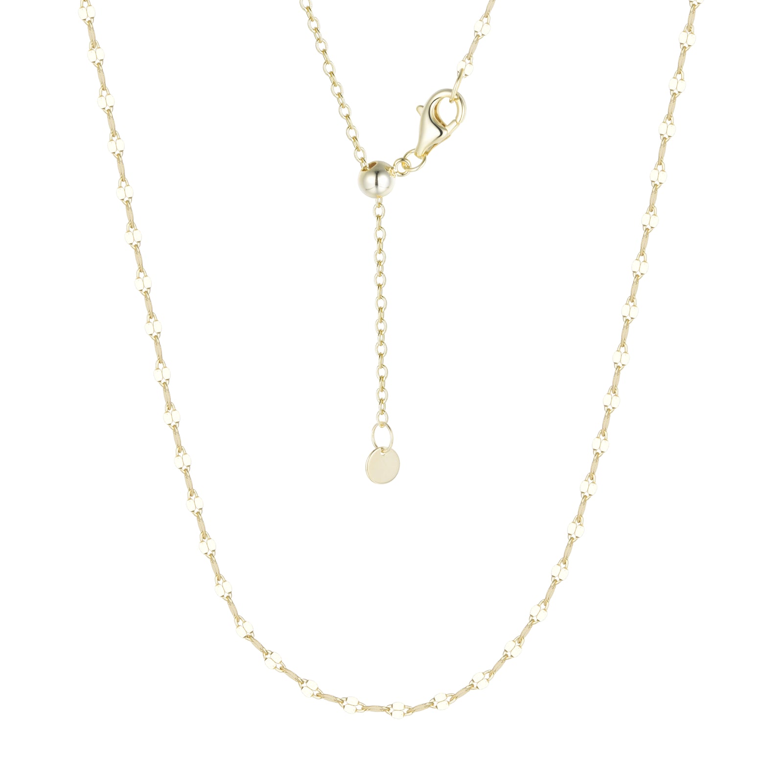 sparkle mirror chain necklace mini