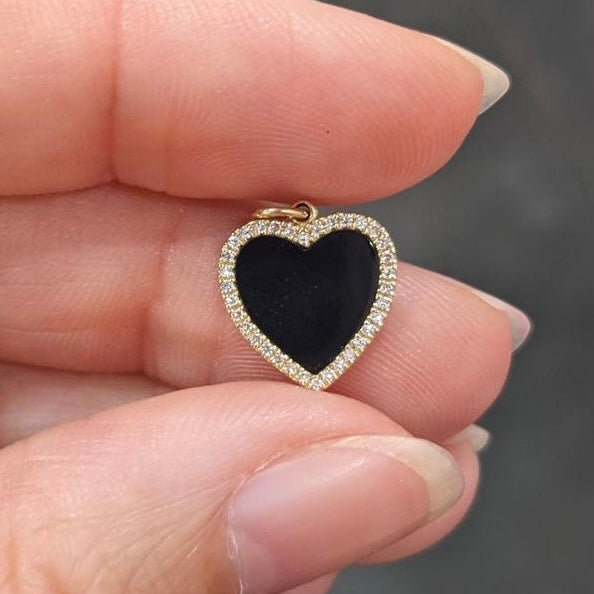 Macy's Diamond Heart Pendant 18