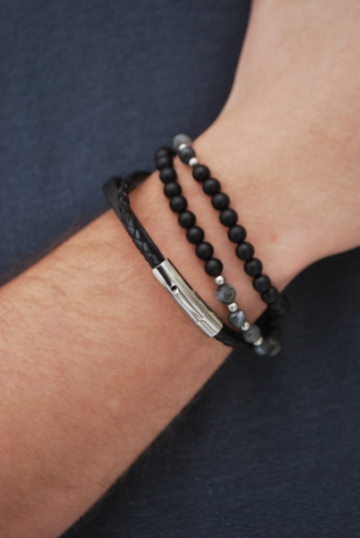 Double Wrapped Beaded Bracelet