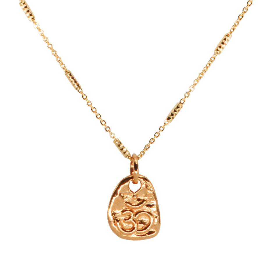 Small Om Pendant on Chain