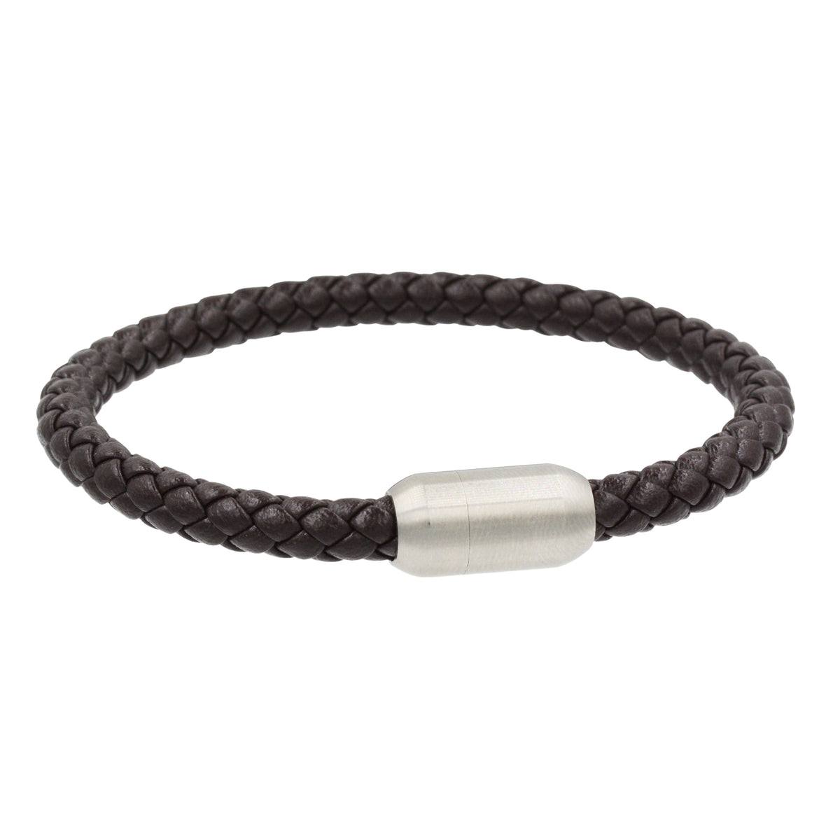 Men&#39;s Leather Braided Bracelet