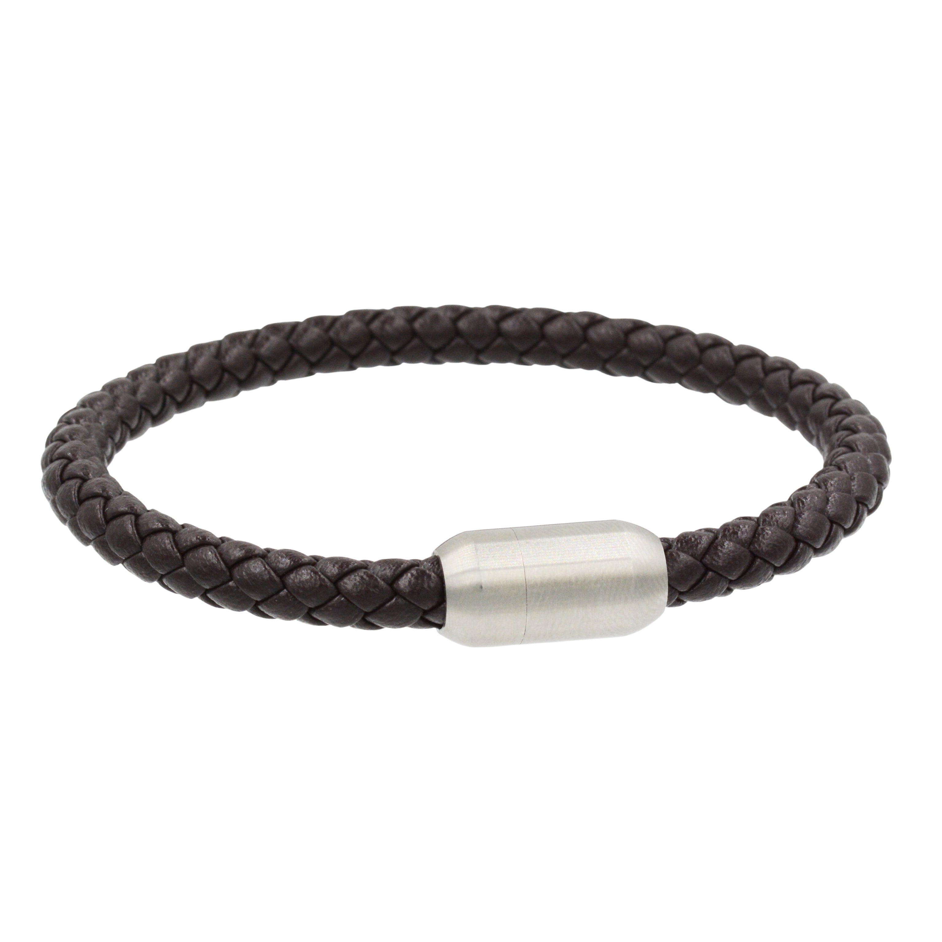 Buy AYESHA Mens Rugged Black Leather Wrap Around Bracelet | Shoppers Stop