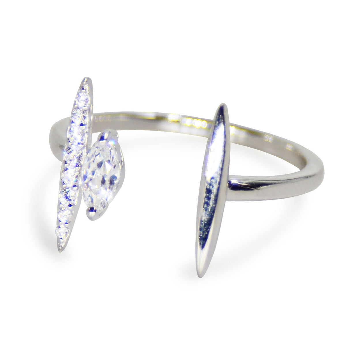 H Marquise Ring