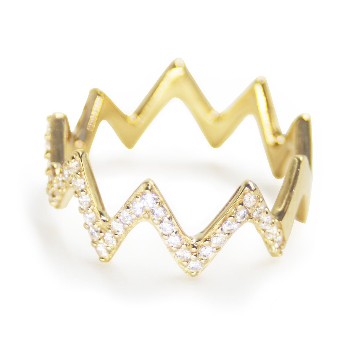 Churion Ring Chevron Ring - KAMARIA