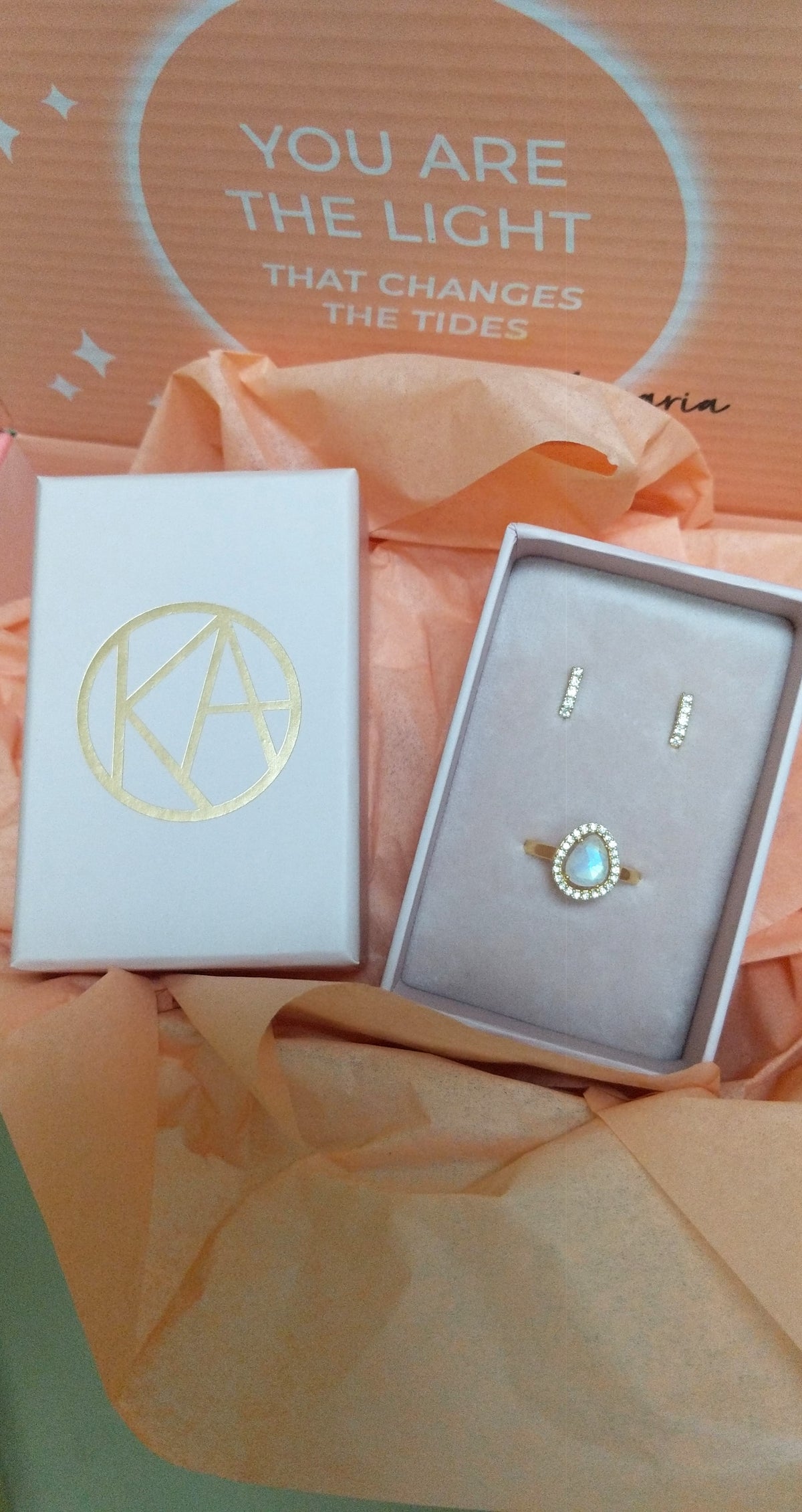 Deanna Moonstone Ring