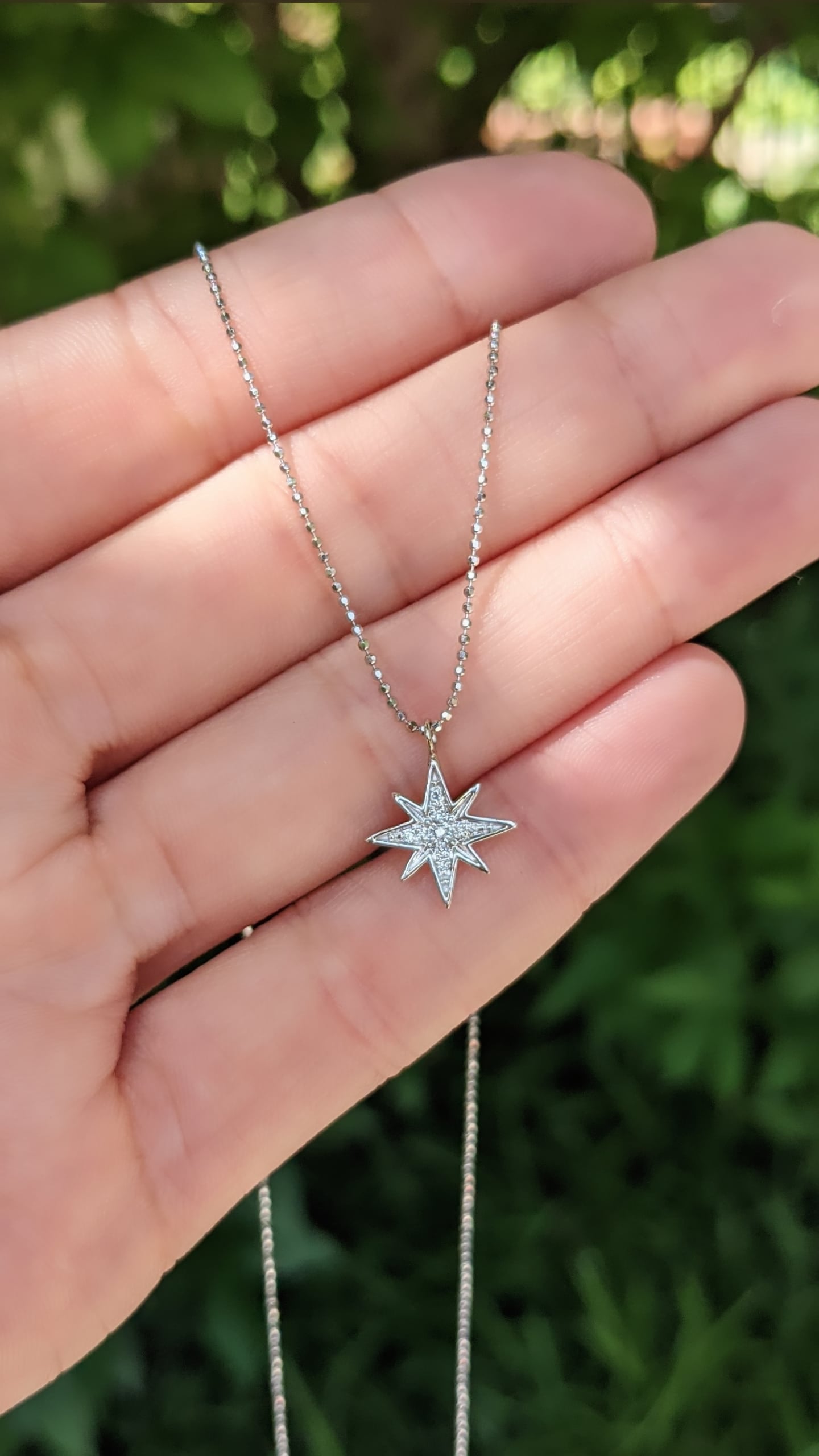 Sterling Aurora Opal Moon & Star Necklace – LE Jewelry Designs
