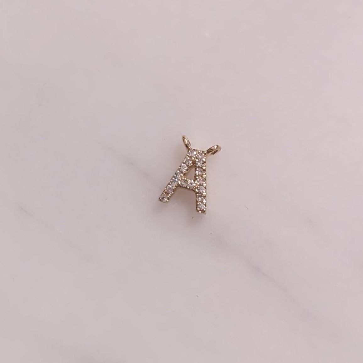 Diamond Initial Necklace