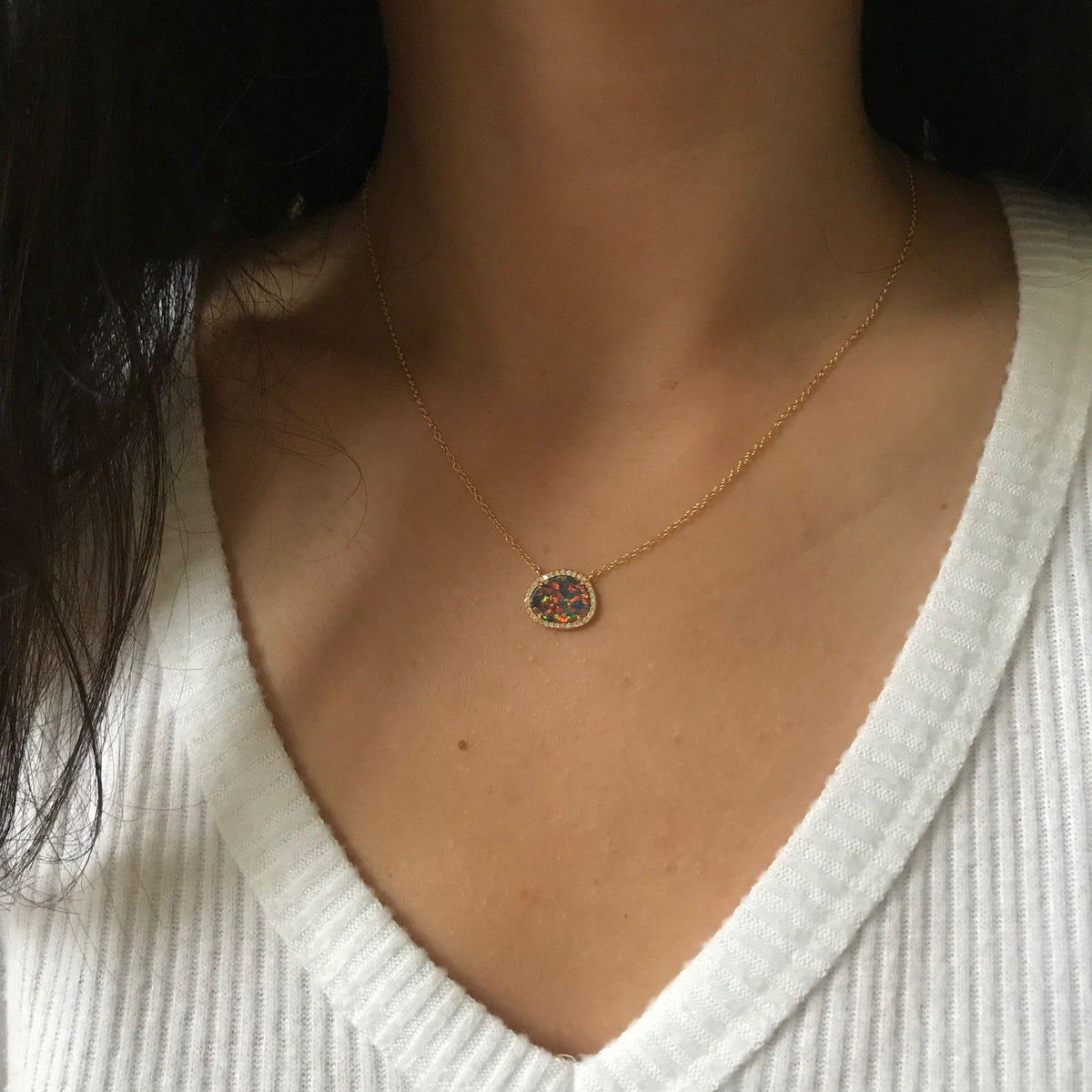 Kokoto Pebble Opal Necklace