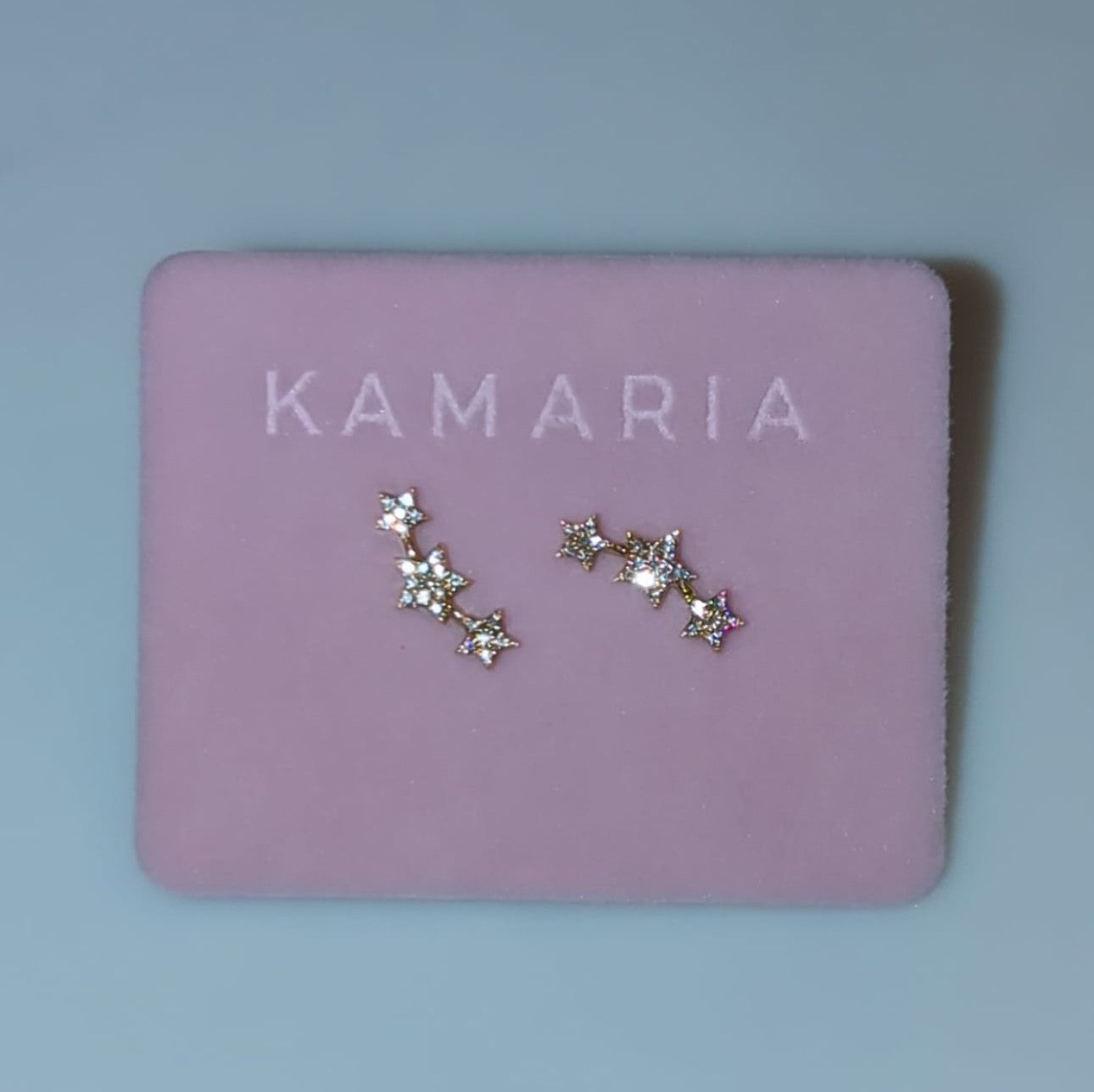 Lilac Velvet Insert - Earring with Center Hole