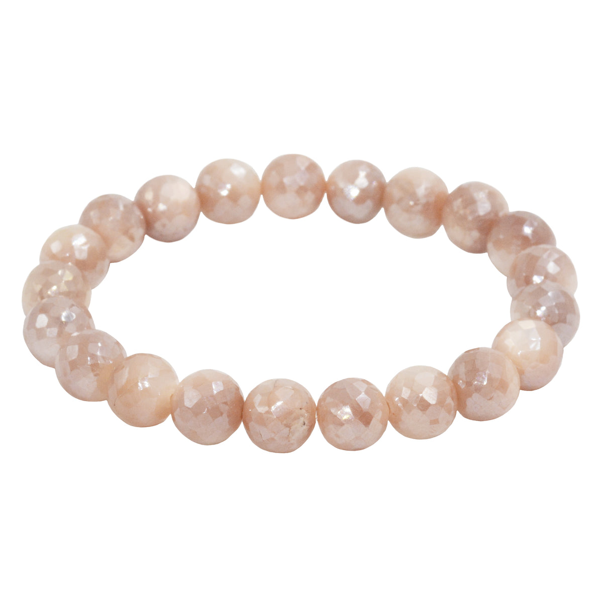 Adia Gemstone Bracelet Mystic Peach Moonstone