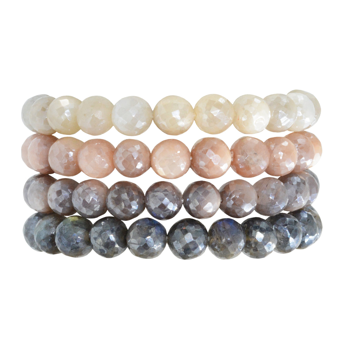 Adia Gemstone Stacking Bracelets
