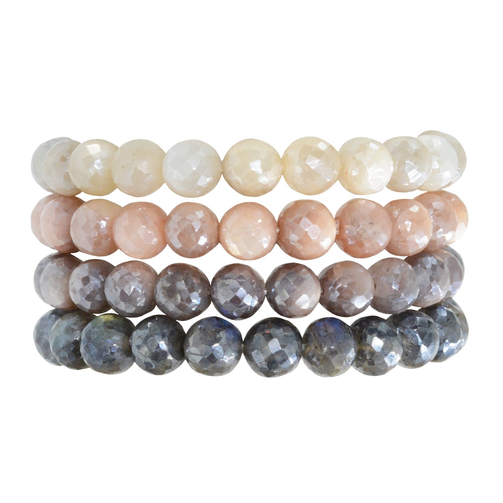 Adia Gemstone Stacking Bracelets