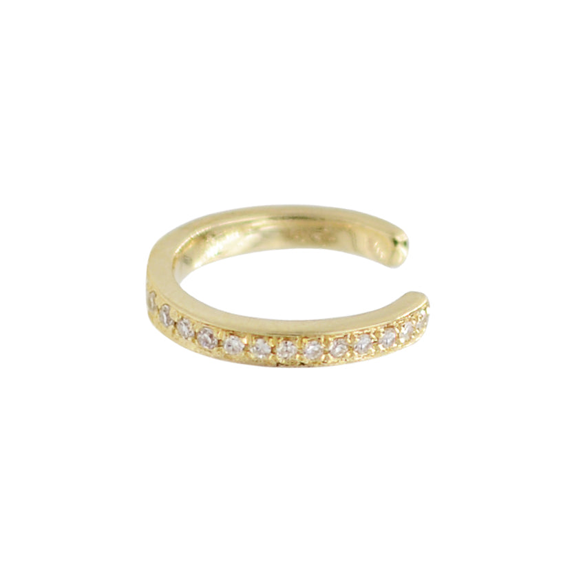 Diamond Ear Cuff in 14k Gold