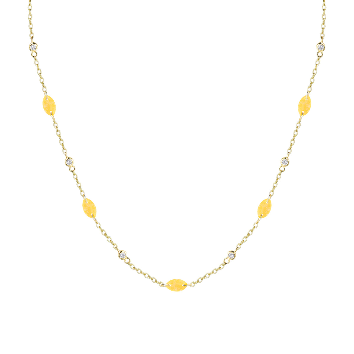 Drilled Opal Layering Necklace