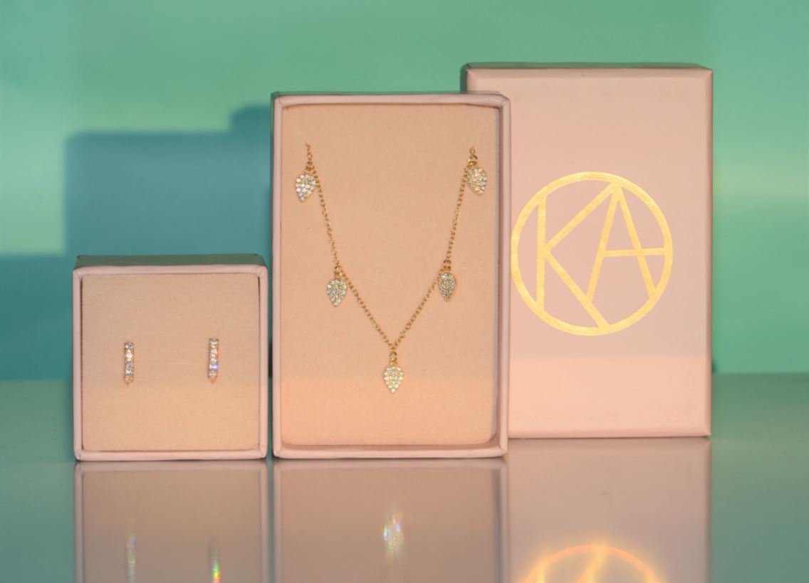 Gift Set | Huggie Earrings + Choker Necklace