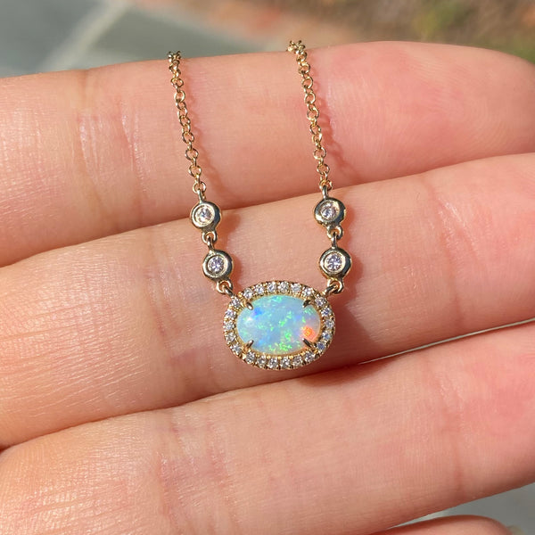 Black Opal Diamond Pendant — Your Most Trusted Brand for Fine Jewelry &  Custom Design in Yardley, PA