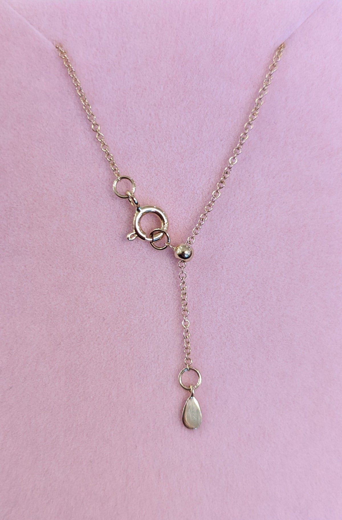 Large Diamond Initial Necklace
