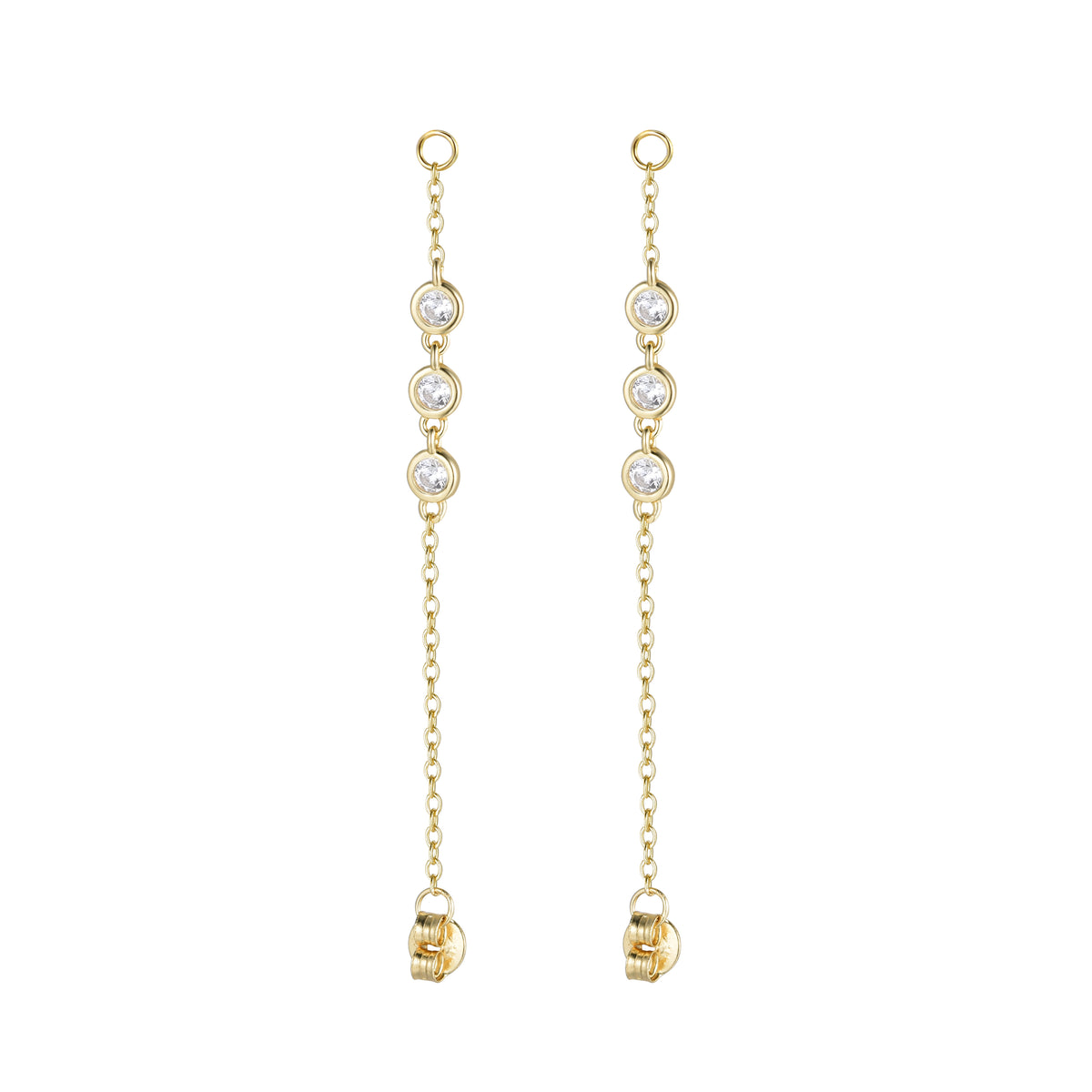 Triple Drop Chain Earring Enhancer