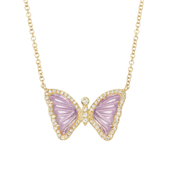 chopovalowena ネックレス　butterfly Chopova Lowena バタフライ ネックレス | シルバートーン | FARFETCH JP