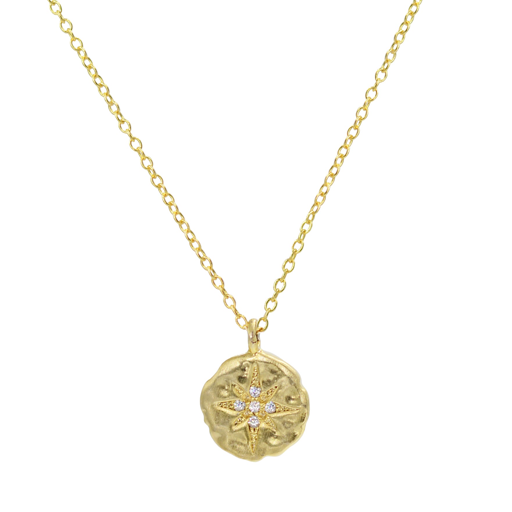 Star Disk Necklace