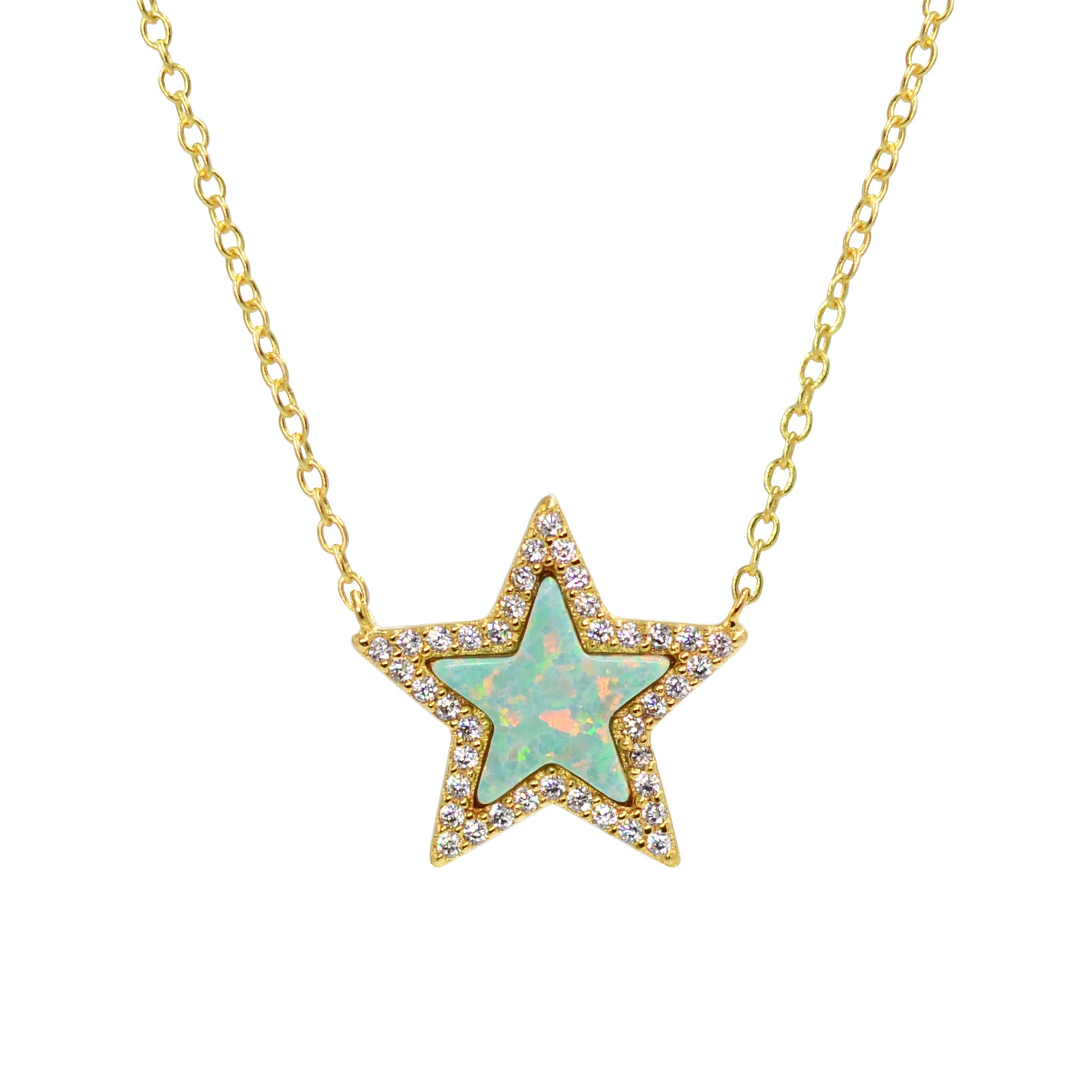 Opal Star Necklace - KAMARIA