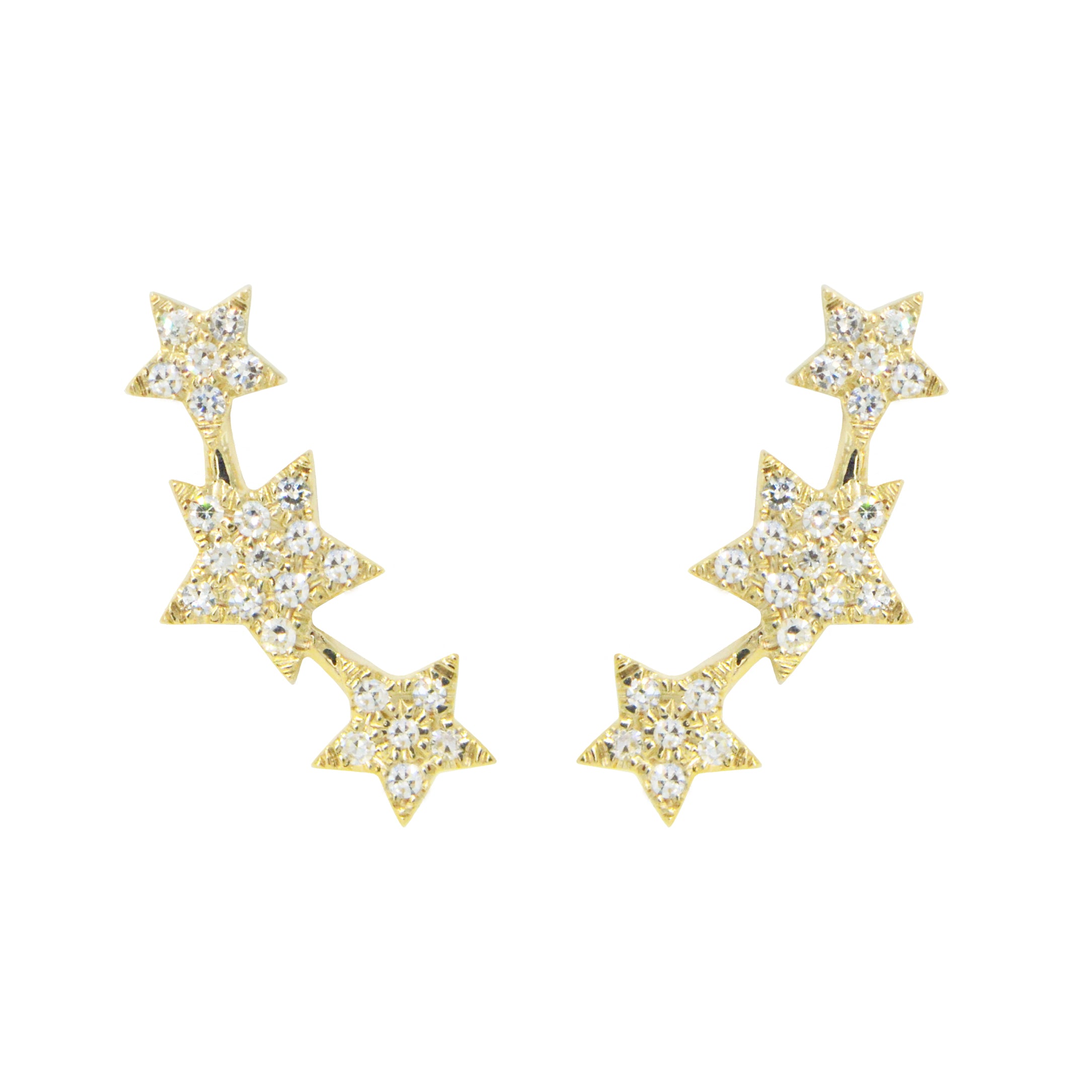 The Tri-Cluster Diamond Studs – Après Jewelry