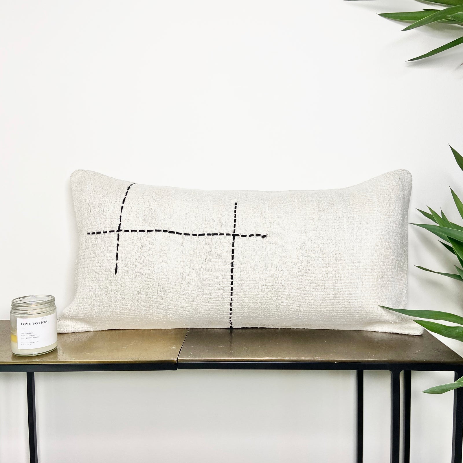 Turkish Hemp Lumbar Pillow Unity